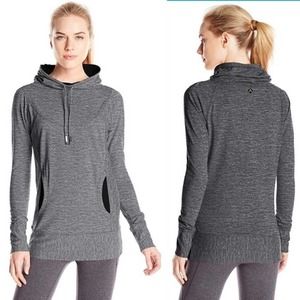 PrAna Women's Gray Ember Pullover Cowl Sweatshirt